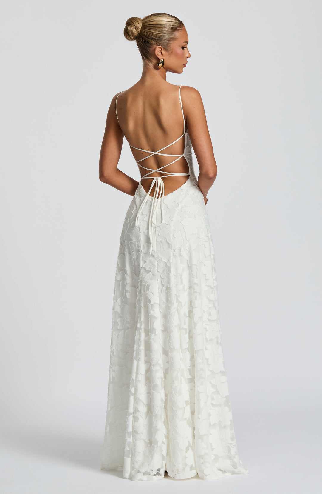 Ottilie | Women's Wedding Guest Dress Floral Lace Maxi
