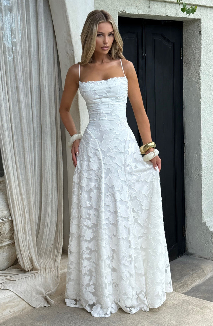 Ottilie | Women's Wedding Guest Dress Floral Lace Maxi