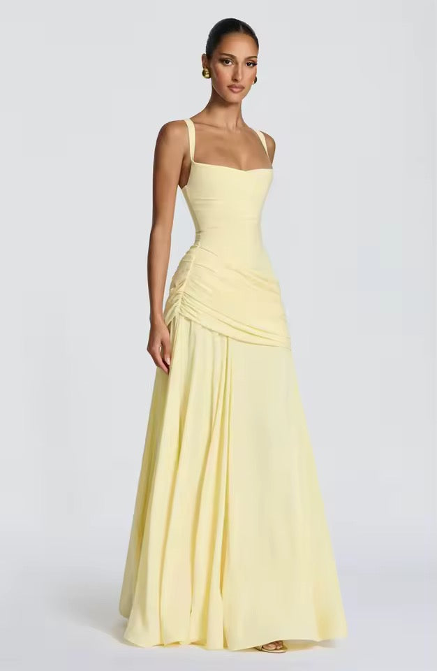 Vivienne | Women's Wedding Guest Dress Corset Maxi Flare