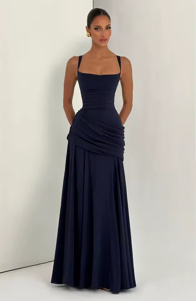 Vivienne | Women's Wedding Guest Dress Corset Maxi Flare