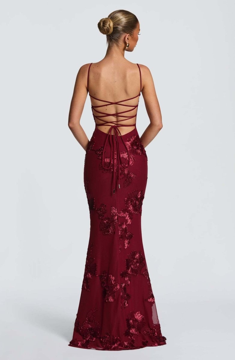 Valentina | Women's Wedding Guest Dress Floral Corset Maxi