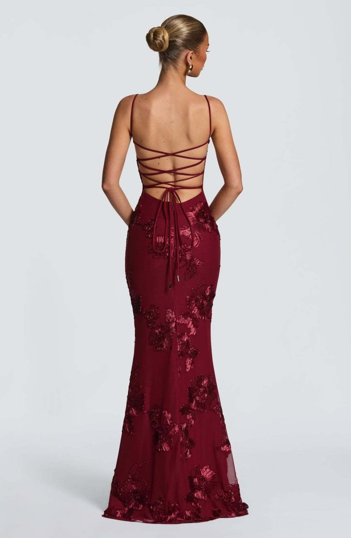 Valentina | Women's Wedding Guest Dress Floral Corset Maxi