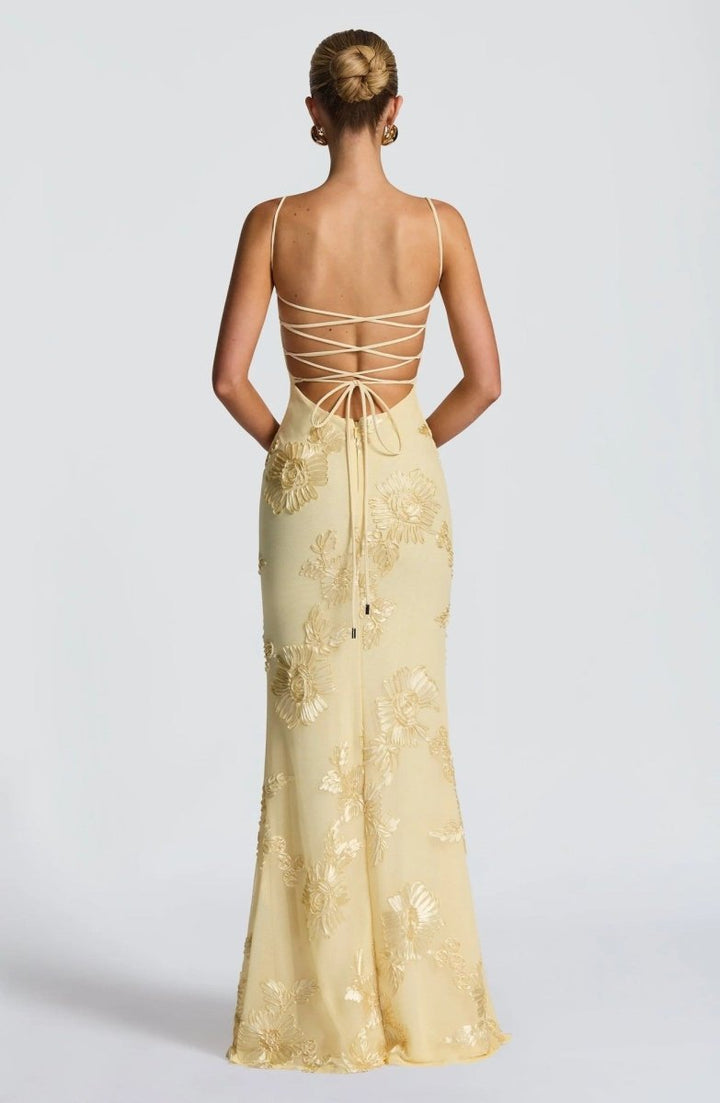 Valentina | Women's Wedding Guest Dress Floral Corset Maxi