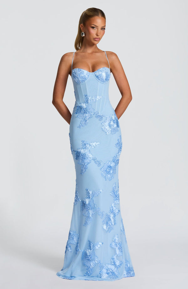 Valentina | Women's Wedding Guest Dress Floral Corset Maxi