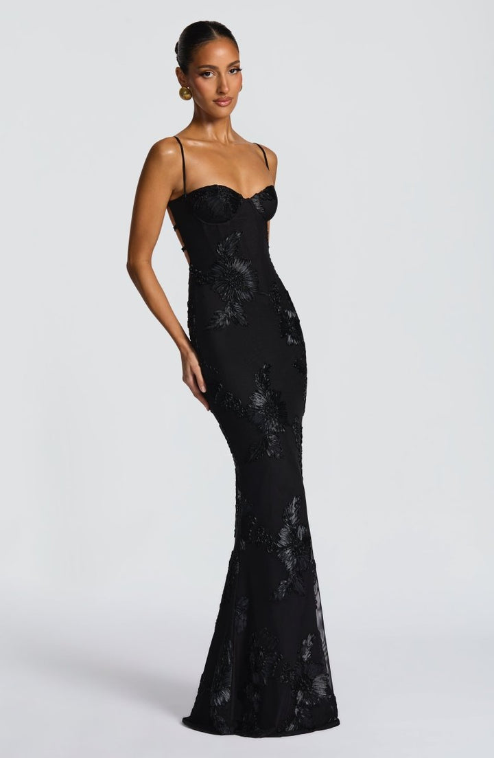 Valentina | Women's Wedding Guest Dress Floral Corset Maxi
