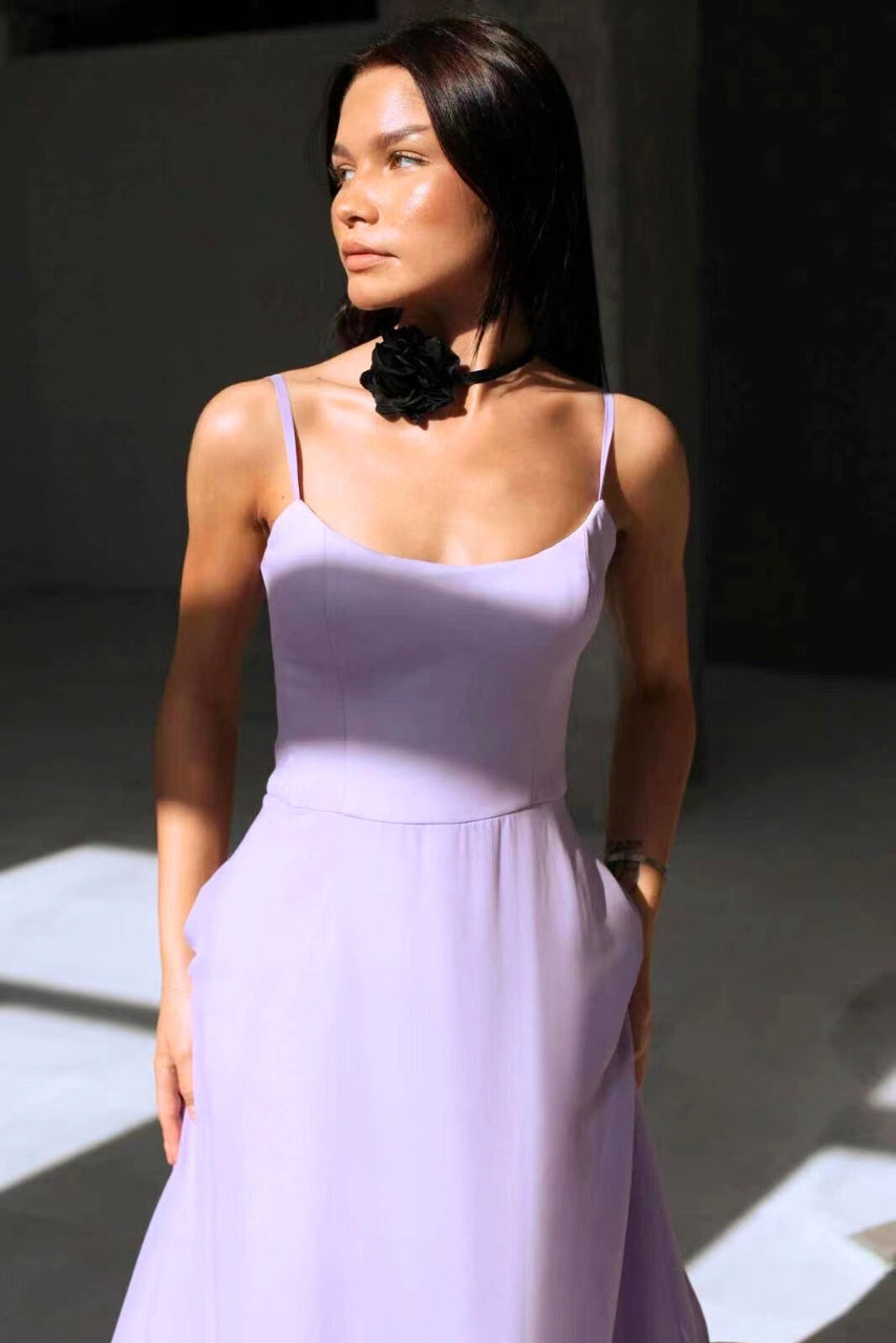 Flora | Women's Wedding Guest Dress Ruffle Hem Midi