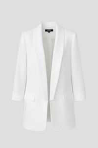 Lena | Women's Open Front Blazer with Ruched Sleeves