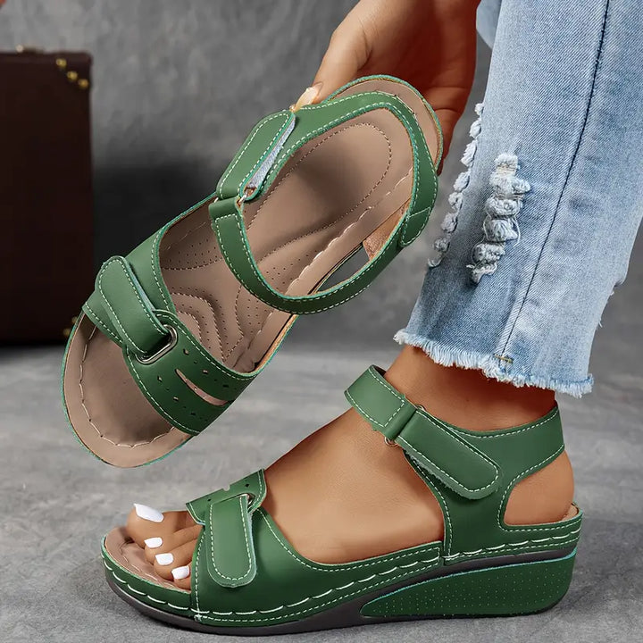 Comfort | Double-Strap Velcro Orthopedic Wedges