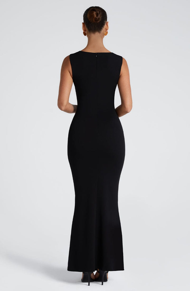 Serena | Square Neck Sleeveless Formal Maxi Dress