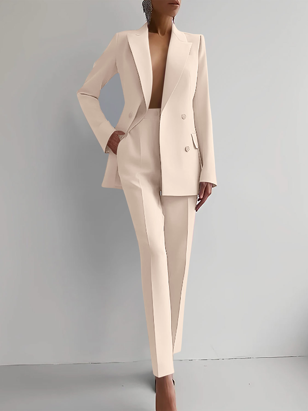 Veronika | Double-Breasted Blazer & Slim Trouser Sets