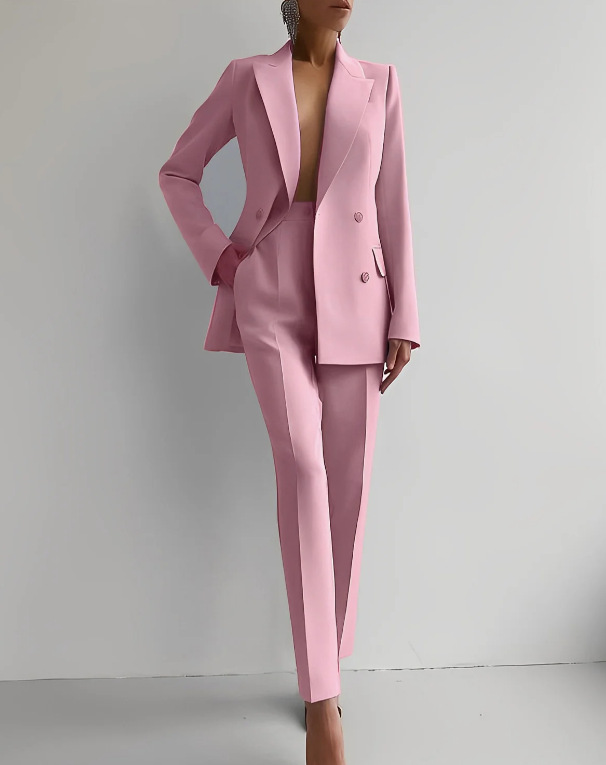Veronika | Double-Breasted Blazer & Slim Trouser Sets