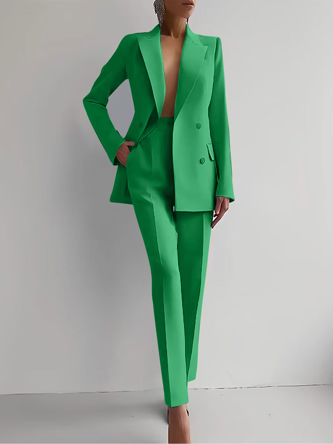 Veronika | Double-Breasted Blazer & Slim Trouser Sets