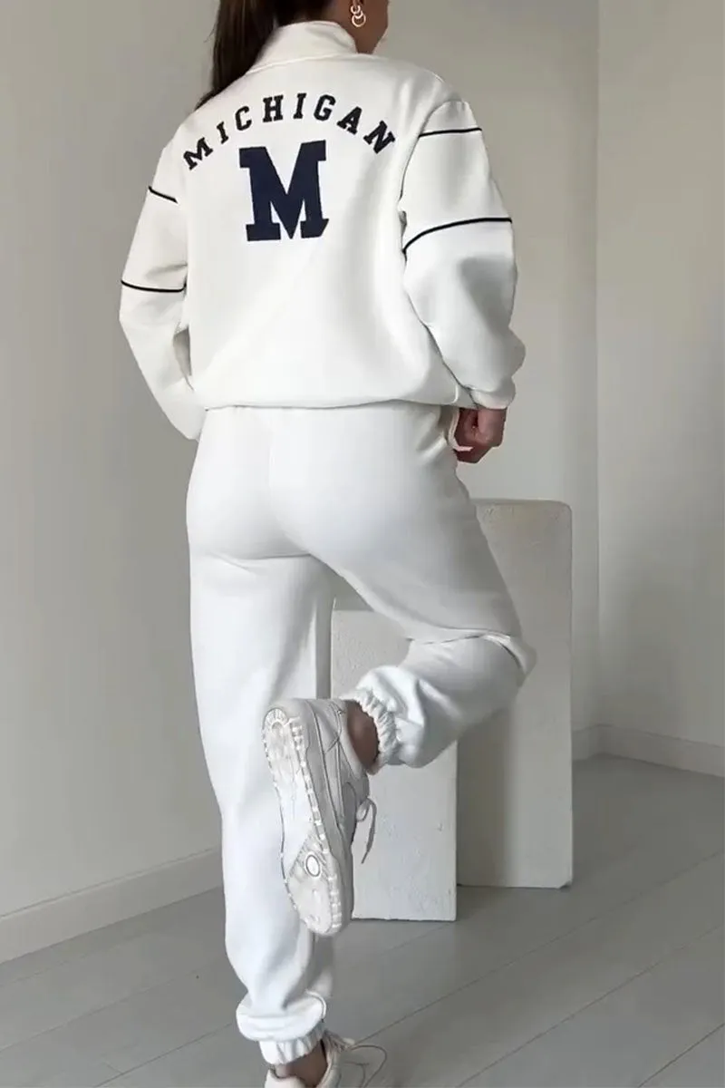 Varsity | Half-Zip Sweatshirt & Jogger Tracksuit Sets