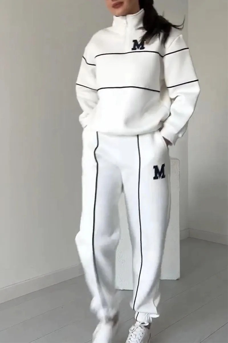 Varsity | Half-Zip Sweatshirt & Jogger Tracksuit Sets