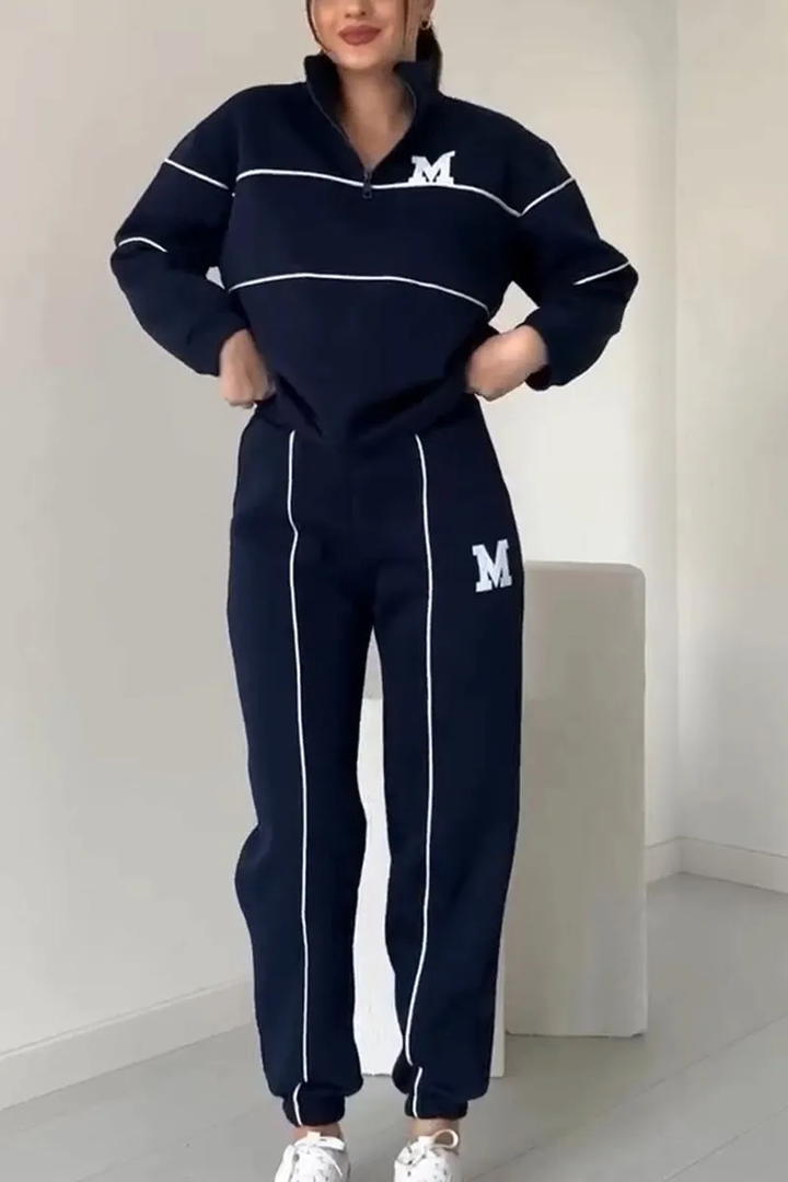 Varsity | Half-Zip Sweatshirt & Jogger Tracksuit Sets