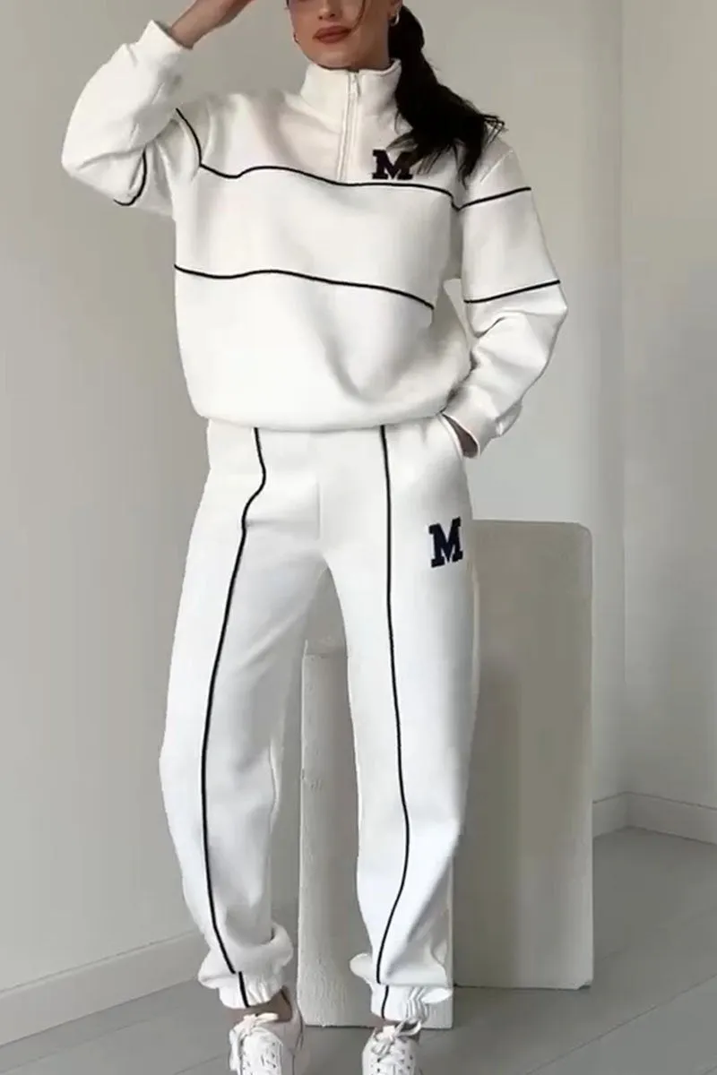 Varsity | Half-Zip Sweatshirt & Jogger Tracksuit Sets