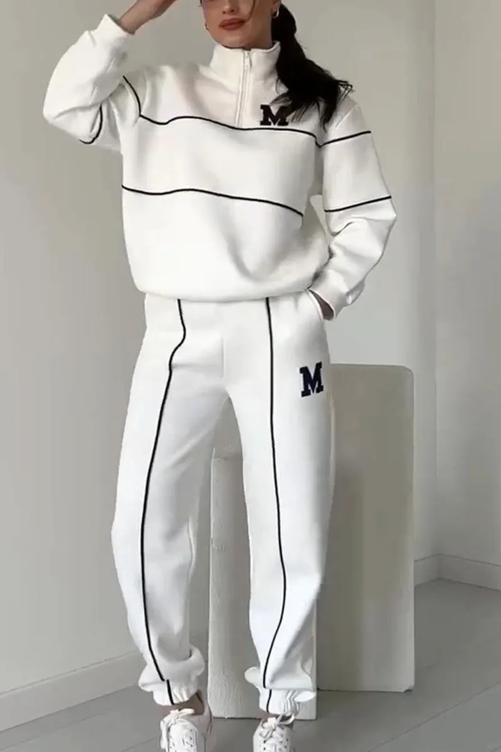 Varsity | Half-Zip Sweatshirt & Jogger Tracksuit Sets