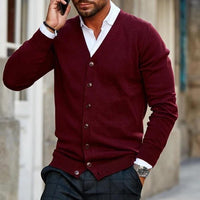 Aldwick | Classic V-Neck Button-Front Cardigans for Men