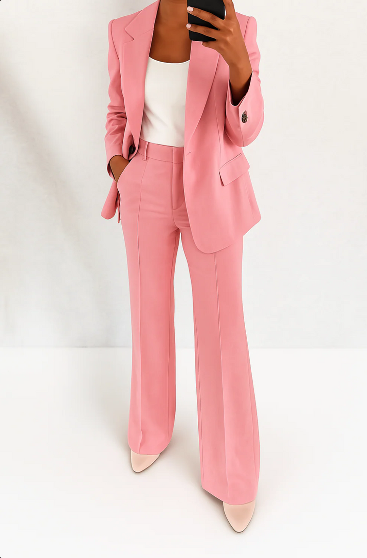 Stellan | Single-Button Blazer & Straight-Leg Trouser Sets