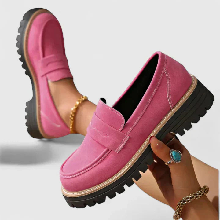 Presley | Women's Chunky Lug Sole Loafers