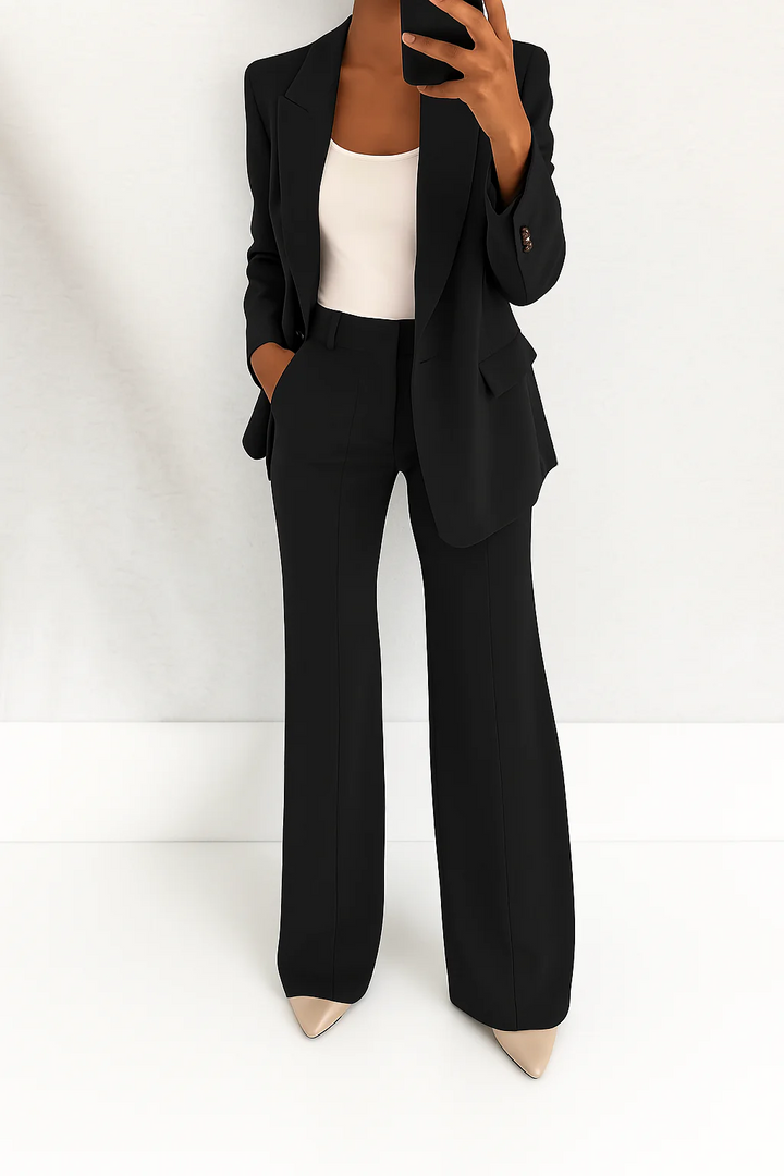 Stellan | Single-Button Blazer & Straight-Leg Trouser Sets