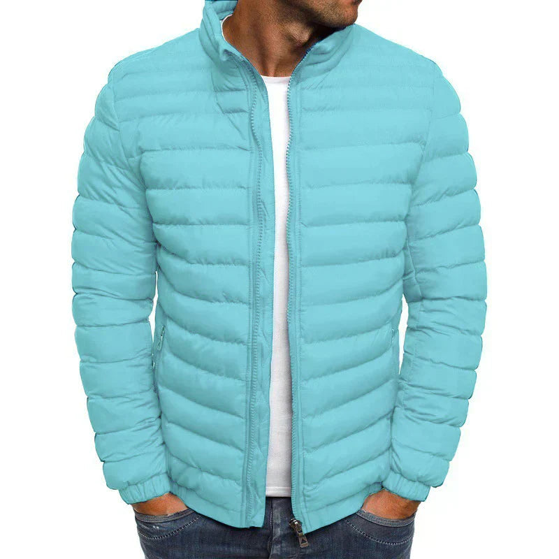 Kensley | Men's Lightweight Stand Collar Puffer Jacket