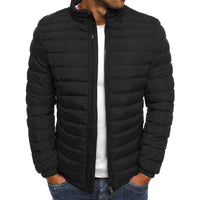 Kensley | Men's Lightweight Stand Collar Puffer Jacket