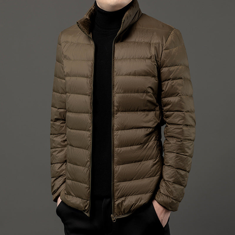 Linton | Men's Ultralight Stand Collar Puffer Jacket