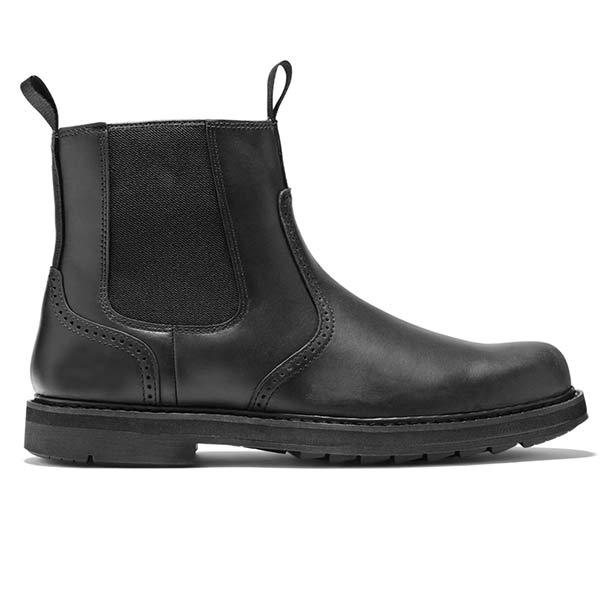 Knox | Men's Chelsea Boots Suede Brogue Welt Detail