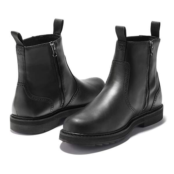 Knox | Men's Chelsea Boots Suede Brogue Welt Detail