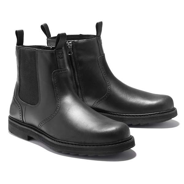 Knox | Men's Chelsea Boots Suede Brogue Welt Detail