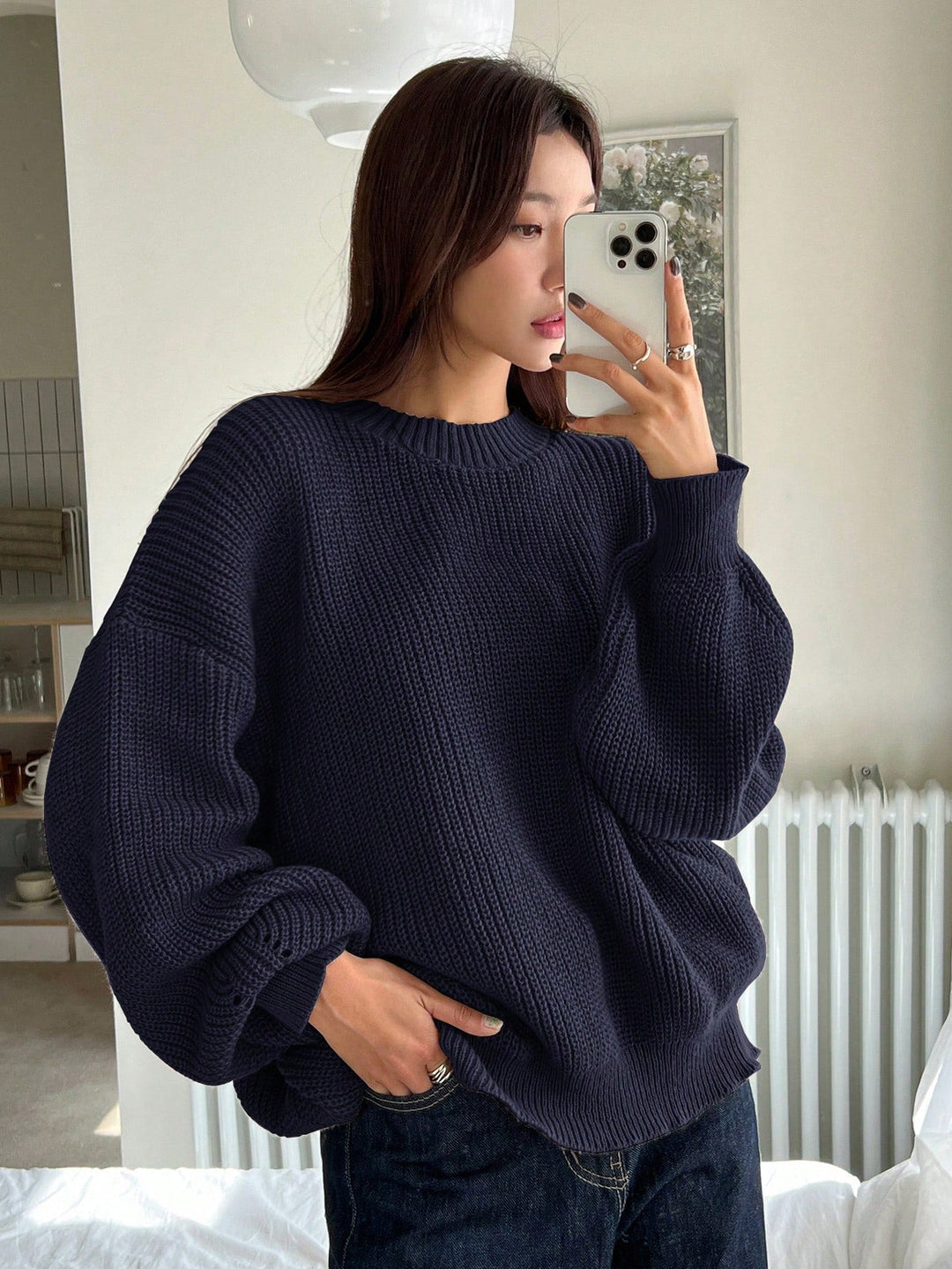 Reese | Women's Knitted Sweater Oversized Chunky Ribbed