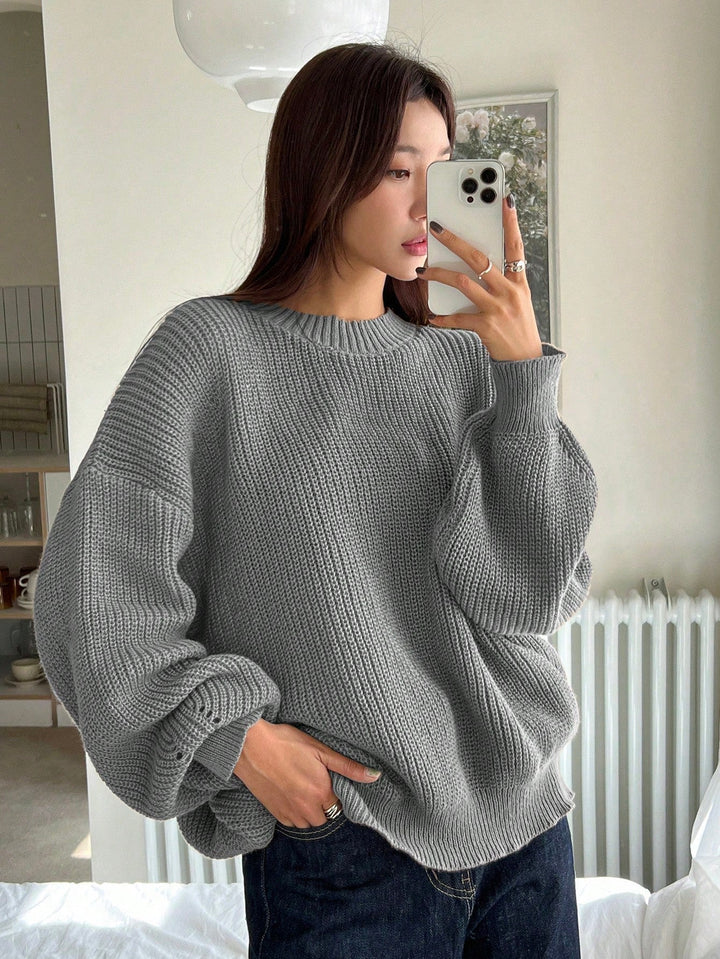Reese | Women's Knitted Sweater Oversized Chunky Ribbed
