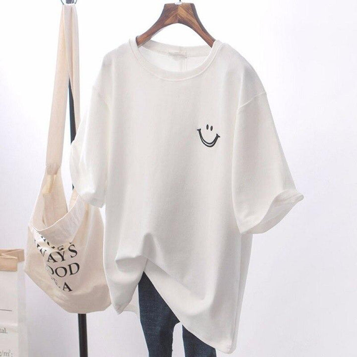 Happy Days | Smiley Graphic Oversized T-Shirt