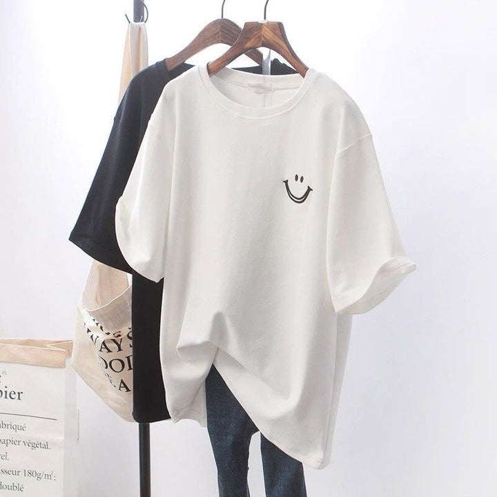Happy Days | Smiley Graphic Oversized T-Shirt