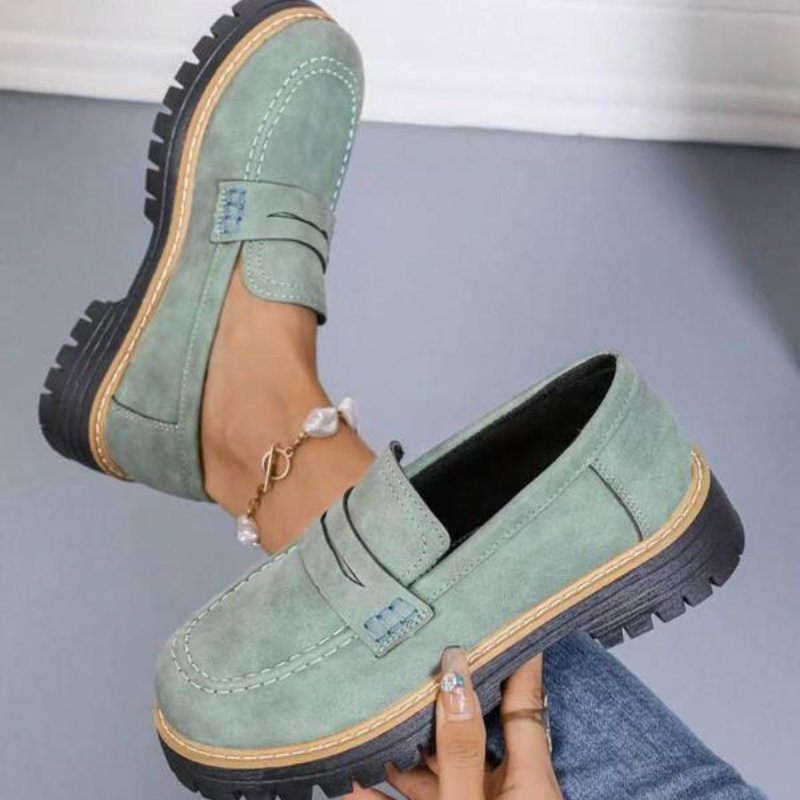 Margot | Women's Penny Strap Platform Loafers