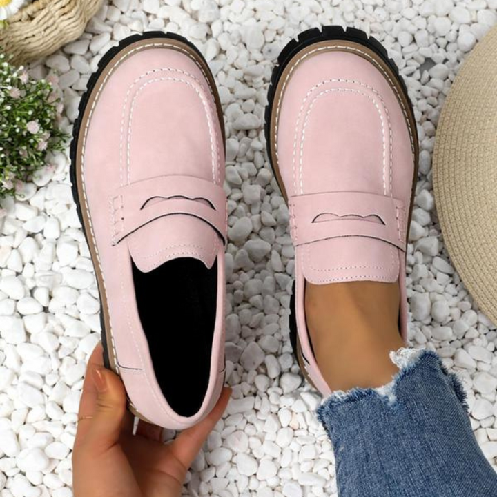 Margot | Women's Penny Strap Platform Loafers