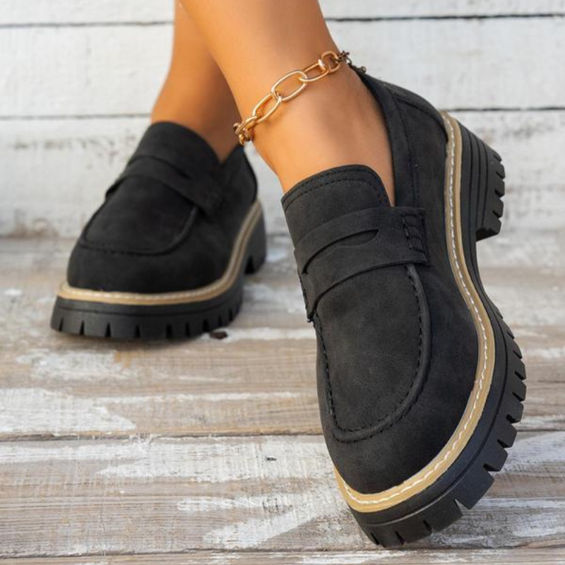 Margot | Women's Penny Strap Platform Loafers