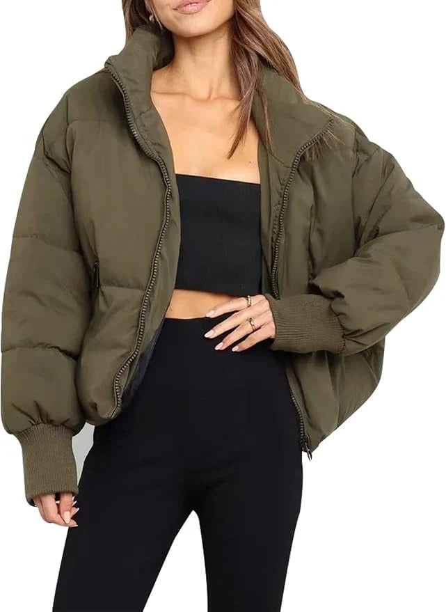 Lola | Women's Oversized Cropped Puffer Jacket