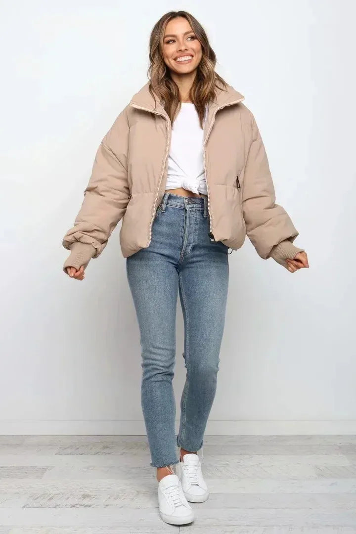 Lola | Women's Oversized Cropped Puffer Jacket