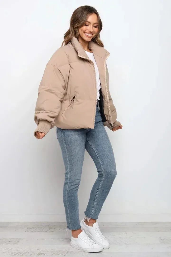 Lola | Women's Oversized Cropped Puffer Jacket