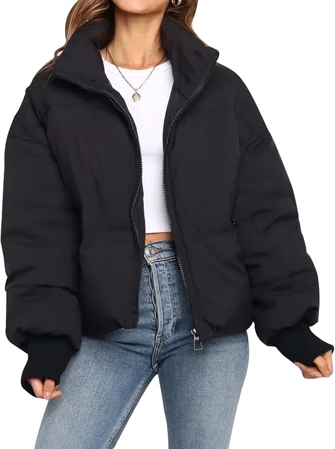 Lola | Women's Oversized Cropped Puffer Jacket