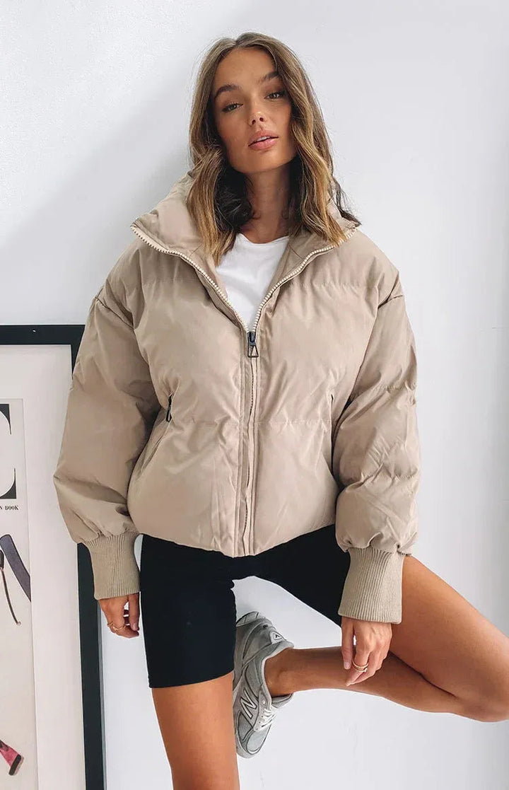 Lola | Women's Oversized Cropped Puffer Jacket