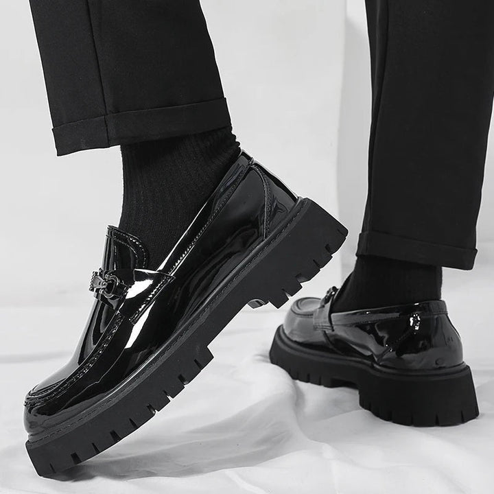 Beckett | Men's Chunky Platform Leather Loafers