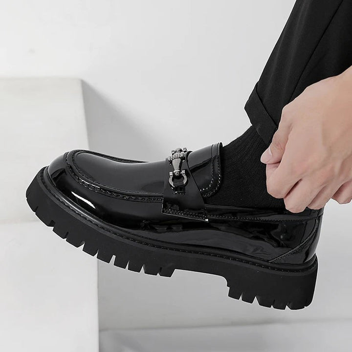 Beckett | Men's Chunky Platform Leather Loafers