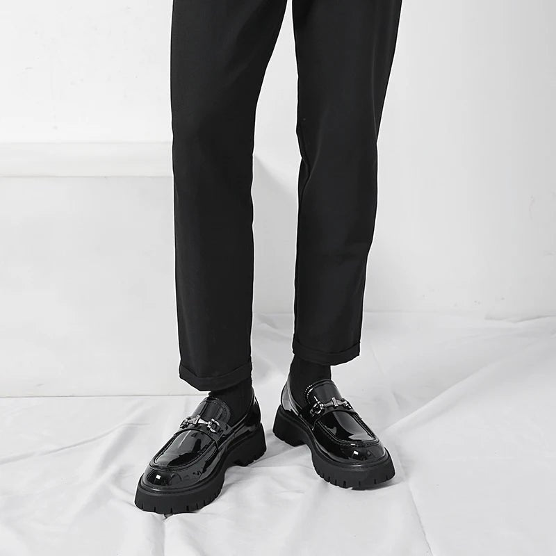 Beckett | Men's Chunky Platform Leather Loafers