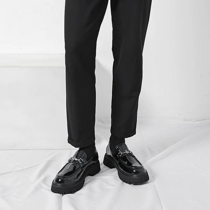 Beckett | Men's Chunky Platform Leather Loafers
