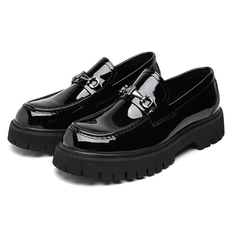 Beckett | Men's Chunky Platform Leather Loafers