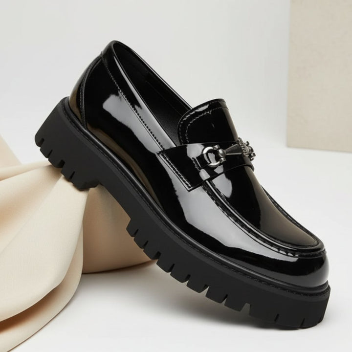 Beckett | Men's Chunky Platform Leather Loafers