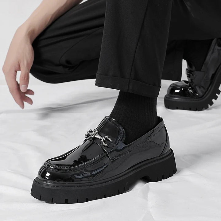 Beckett | Men's Chunky Platform Leather Loafers